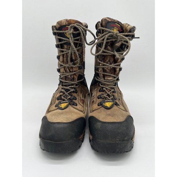 Herman Survivors 1000 Gram Thinsulate Insulated Waterproof Camo Hunting Boots Si - Picture 1 of 10